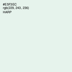 #E5F3EC - Harp Color Image