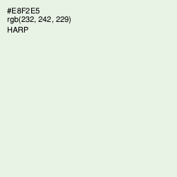 #E8F2E5 - Harp Color Image