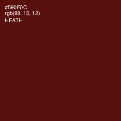 #590F0C - Heath Color Image
