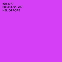 #D540F7 - Heliotrope Color Image