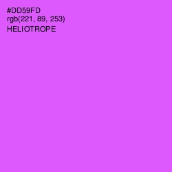 #DD59FD - Heliotrope Color Image