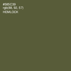 #585C39 - Hemlock Color Image