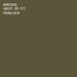 #5B5539 - Hemlock Color Image