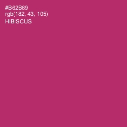 #B62B69 - Hibiscus Color Image