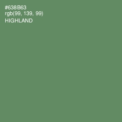 #638B63 - Highland Color Image