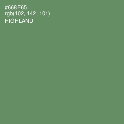 #668E65 - Highland Color Image