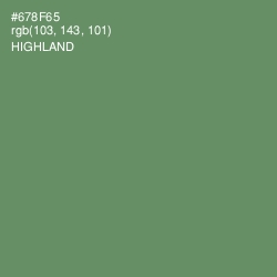 #678F65 - Highland Color Image