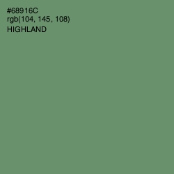 #68916C - Highland Color Image