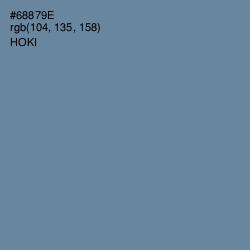 #68879E - Hoki Color Image