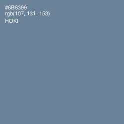 #6B8399 - Hoki Color Image