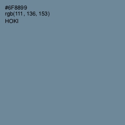 #6F8899 - Hoki Color Image