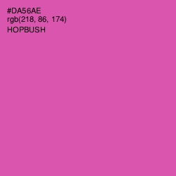 #DA56AE - Hopbush Color Image