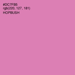#DC7FB5 - Hopbush Color Image