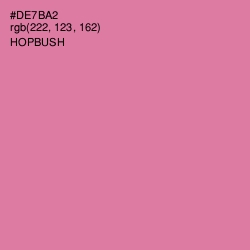#DE7BA2 - Hopbush Color Image