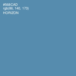 #568CAD - Horizon Color Image