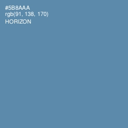 #5B8AAA - Horizon Color Image