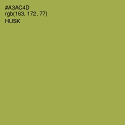 #A3AC4D - Husk Color Image