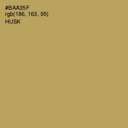 #BAA35F - Husk Color Image