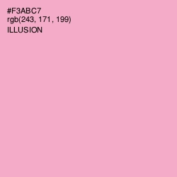 #F3ABC7 - Illusion Color Image