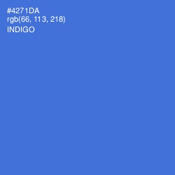 #4271DA - Indigo Color Image