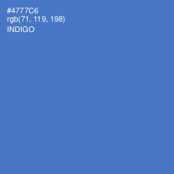 #4777C6 - Indigo Color Image