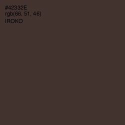 #42332E - Iroko Color Image