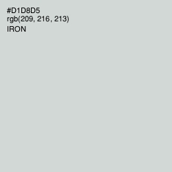 #D1D8D5 - Iron Color Image