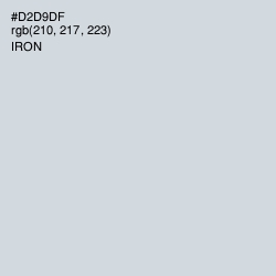 #D2D9DF - Iron Color Image