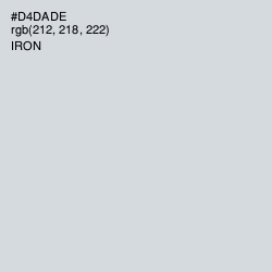 #D4DADE - Iron Color Image