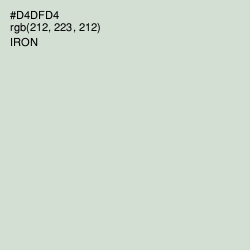 #D4DFD4 - Iron Color Image
