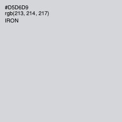 #D5D6D9 - Iron Color Image