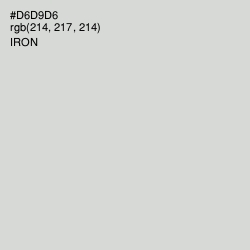#D6D9D6 - Iron Color Image