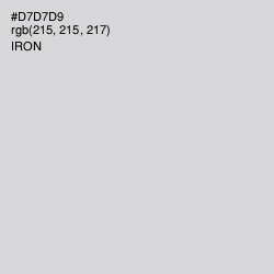#D7D7D9 - Iron Color Image