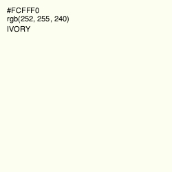 #FCFFF0 - Ivory Color Image