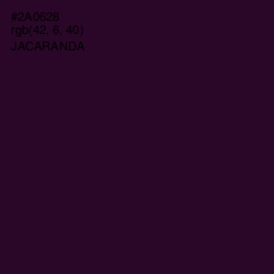 #2A0628 - Jacaranda Color Image