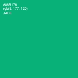 #08B178 - Jade Color Image