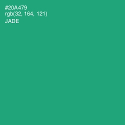 #20A479 - Jade Color Image