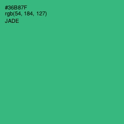 #36B87F - Jade Color Image