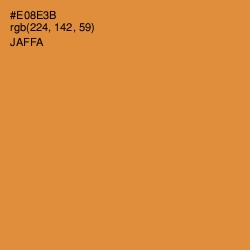 #E08E3B - Jaffa Color Image