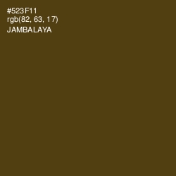 #523F11 - Jambalaya Color Image