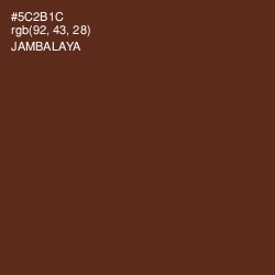 #5C2B1C - Jambalaya Color Image