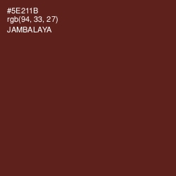#5E211B - Jambalaya Color Image