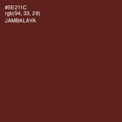 #5E211C - Jambalaya Color Image