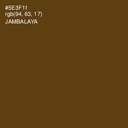 #5E3F11 - Jambalaya Color Image