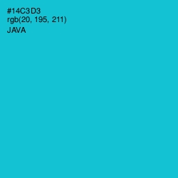 #14C3D3 - Java Color Image