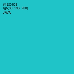 #1EC4C8 - Java Color Image