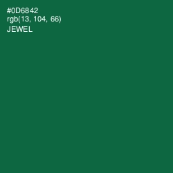 #0D6842 - Jewel Color Image