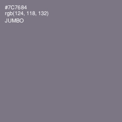 #7C7684 - Jumbo Color Image