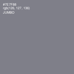#7E7F88 - Jumbo Color Image