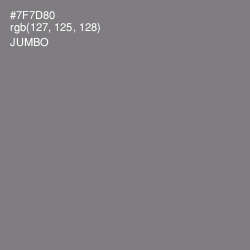 #7F7D80 - Jumbo Color Image